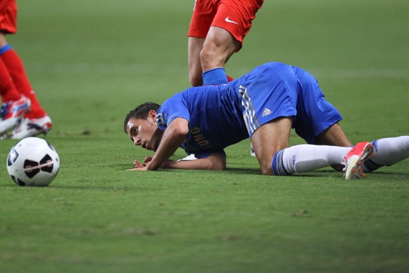 Tân binh Hazard, người đã chơi rất nổi bật trong những trận đấu gần đây của Chelsea gần như mất hút trong trận đấu này...